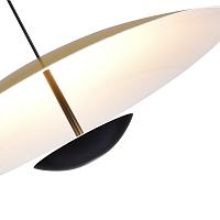 sl6502.213.01 светильник подвесной st-luce золотистый,черный/золотистый led 1*40w 3000k, доставка по Казахстану 
