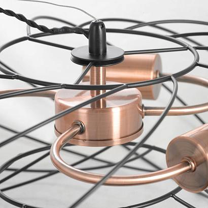 подвесная люстра lussole loft brooks lsp-8246, доставка по Казахстану 