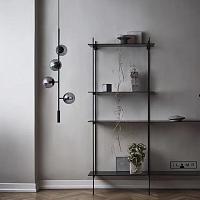 Дополнительная картинка Подвесной светильник iLamp ARTIS 8149P/4B BLACK&SMOKY