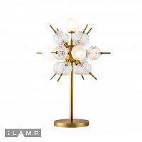 Дополнительная картинка Настольная лампа iLamp Rockfeller 100T-5 Matt Bronze