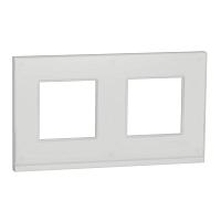 Рамка 2-постовая Schneider Electric Unica New NU600485 