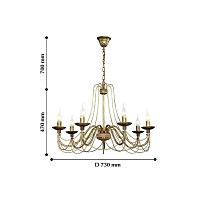 Дополнительная картинка Подвесная люстра F-Promo Chateau 2163-7P