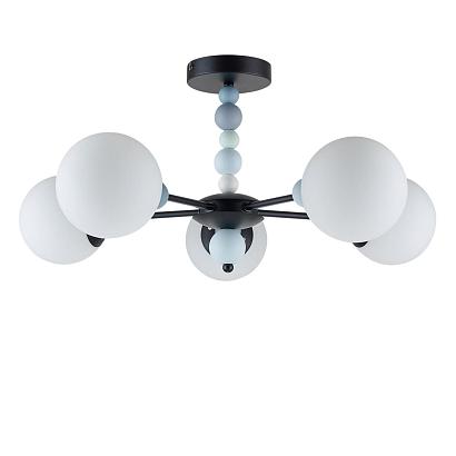 6526/5c moderni ln23 черный люстра потолочная e14 5*40w 220v sunday, доставка по Казахстану 