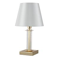 Дополнительная картинка Настольная лампа Crystal Lux NICOLAS LG1 GOLD/WHITE Crystal Lux 3401/501