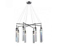 newport 4520 4524+4/s black glossy , подвесной светильник, black glossy clear crystal d68.5*h51 cm g, доставка по Казахстану 