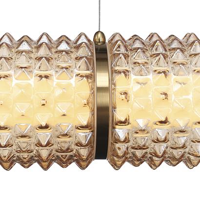 люстры sl6144.313.01 светильник подвесной st-luce латунь/шампань led 1*37w 4000k saguaro, доставка по Казахстану 