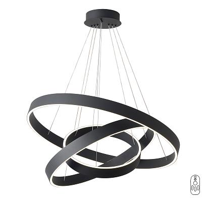 люстра crystal lux tron sp158w led black crystal lux 4040/303, доставка по Казахстану 