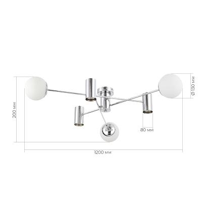 Потолочные SLE1105-102-06 Светильник потолочный , доставка по Казахстану 