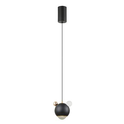 светильник подвесной crystal lux amigo sp led black crystal lux 1082/201, доставка по Казахстану 