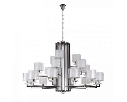 люстры newport 4400 4412+6+3/c black glossy , люстра, black glossy clear crystal clear glass d130*h86 cm e14 21*60w + led 2*5w, доставка по Казахстану 