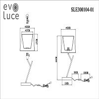 Дополнительная картинка Настольная лампа Evoluce Denice SLE300104-01