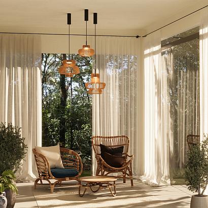 Подвесные Подвесной светильник Maytoni MOD465PL-L12BK2 Namiki, доставка по Казахстану 