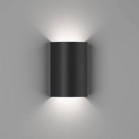 Настенный светильник TUBE, черн., 6Вт, 3000K, IP54, GW-6805-6-BL-WW