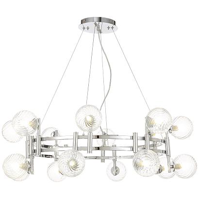 люстры подвесной светильник crystal lux luxury sp16 chrome crystal lux 2271/316, доставка по Казахстану 