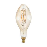 Лампа светодиодная филаментная диммируемая Eglo E27 8W 2100К янтарь 11685 купить в Алматы svet.kz