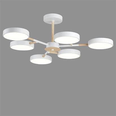 купить 5652/99CL LEDIO LN23 белый, дерево Светильник потолочный LED 108W 5385Лм 3000-6000К 220V BRAD в Алматы, svet.kz, доставка по Казахстану 
