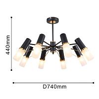 Дополнительная картинка Потолочная люстра F-Promo Viator 2558-8P