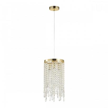 5028/3 modern odl23 431 золотой/прозрачный металл/хрусталь подвес e14 3*40w chokka, доставка по Казахстану 