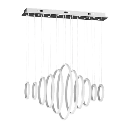 люстра подвесная декоративная spring бел 67 3000 ad14036-11a-wh, доставка по Казахстану 