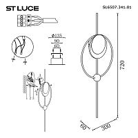 Дополнительная картинка SL6507.341.01 Светильник настенный ST-Luce 