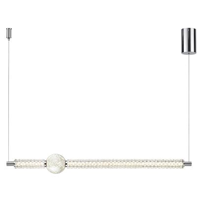люстры 5007/28l l-vision odl24 467 подвесной светильник led 28w 4000k 2089лм crystal, доставка по Казахстану 