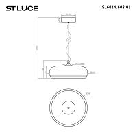 Дополнительная картинка SL6014.603.01 Светильник подвесной ST-Luce RIPPLE