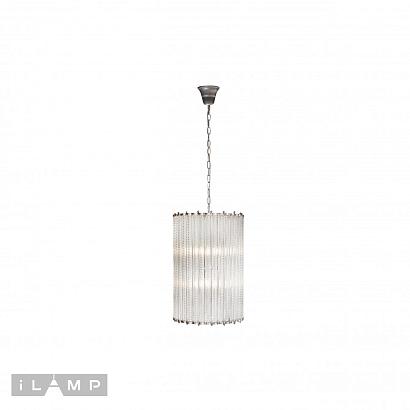 подвесная люстра ilamp manhattan md0266-6 silver, доставка по Казахстану 
