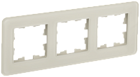 BRITE Рамка 3-мест. РУ-3-2-Бр стекло песчаный RE IEK 