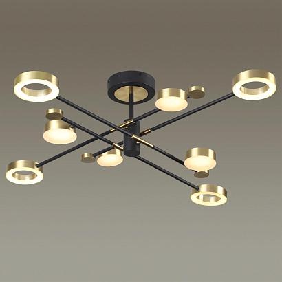 Потолочные Потолочная светодиодная люстра Odeon Light Midcent Denzel 4321/63CL, доставка по Казахстану 