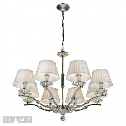 люстры подвесная люстра ilamp vivaldi 85125/8 cr, доставка по Казахстану 
