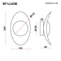 Дополнительная картинка SL6229.211.01 Светильник настенный ST-Luce 