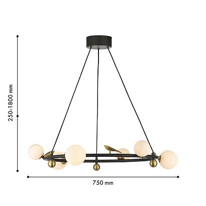 люстры подвесной светильник sparrow 4324-6p, доставка по Казахстану 