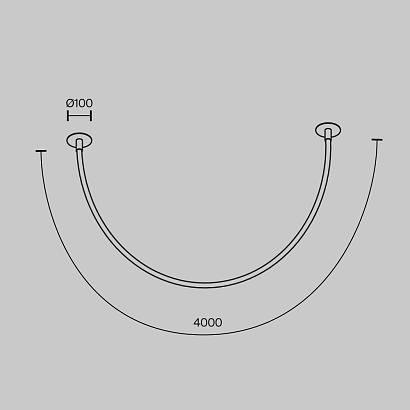 подвесной светильник maytoni mod146pl-l40g3k, доставка по Казахстану 
