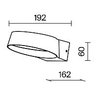 Дополнительная картинка Настенный светильник Outdoor O443WL-L12GF3K