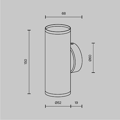 Бра Technical C068WL-02W