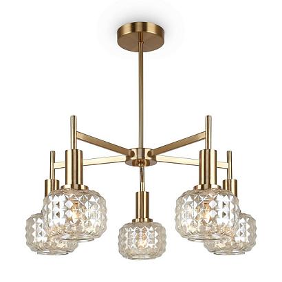 потолочная люстра freya fr5366cl-05bs, доставка по Казахстану 