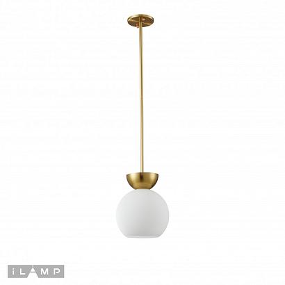 светильник подвесной ilamp mono p6079-1 gd+wh, доставка по Казахстану 