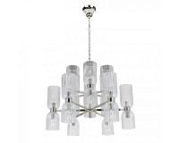 newport 3640 3646+6/c , люстра, nickel clear glass d60*h45/150 cm е14 24*40w, доставка по Казахстану 
