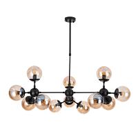 подвесная люстра arte lamp bolla a1664sp-12bk, доставка по Казахстану 