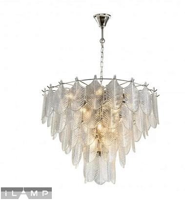 люстры подвесная люстра ilamp oro p2544-18 nickel, доставка по Казахстану 