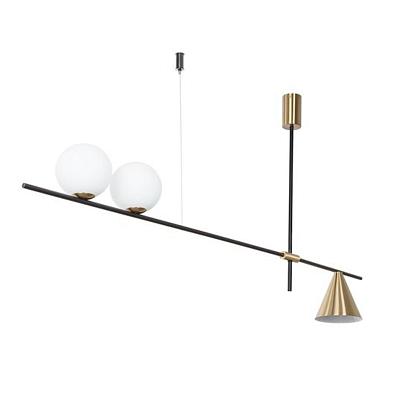 потолочный светильник arte lamp jacob a7029pl-3bk, доставка по Казахстану 