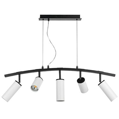 lr735362863 люстра rullo 5х50w gu10 черный - белый  571735 - 214436-2 - 214486-3, доставка по Казахстану 