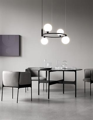 люстры подвесная люстра maytoni ring mod013pl-04b, доставка по Казахстану 