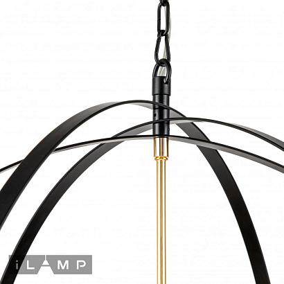 люстры подвесная люстра ilamp element 9977-800 gold&black, доставка по Казахстану 