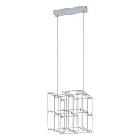 39729 светодиод. подвес frontera с димм., 20,5w(led), 300х300, h1500, 2376lm, нерж. сталь, хром, доставка по Казахстану 