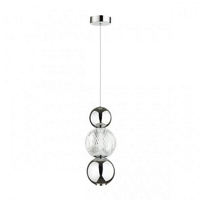Подвесные 5007/7LA L-VISION ODL23 419 хром/прозрачный/металл/акрил Подвес LED 7W 4000K 300Лм CRYSTAL, доставка по Казахстану 