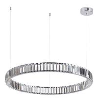4930/45l l-vision odl24 000  хром/прозрачный металл/хрусталь люстра led 45w 4000k 5350лм vekia, доставка по Казахстану 