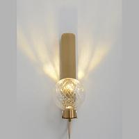 Дополнительная картинка Бра BELLA AP1 BRASS Crystal Lux 0242/401
