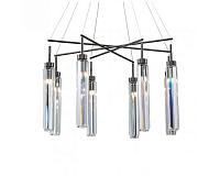 newport 4520 4524+4/s black glossy , подвесной светильник, black glossy clear crystal d68.5*h51 cm g, доставка по Казахстану 