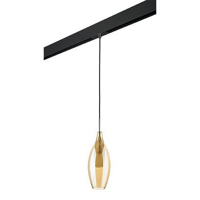 PRO803023 Светильник д - 1-фазн трека PENTOLA 1х25W G9 ХРОМ - ЯНТАРЬ - ЧЕРНЫЙ  803023 - 595007 купить в Алматы svet.kz